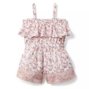 NWT Janie And Jack Floral Fresco Romper